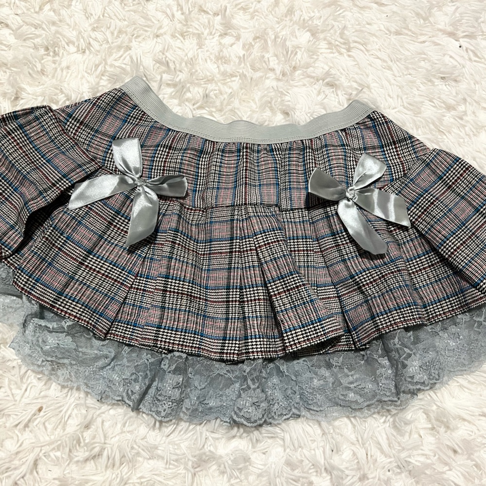 Plaid Mini Skirt